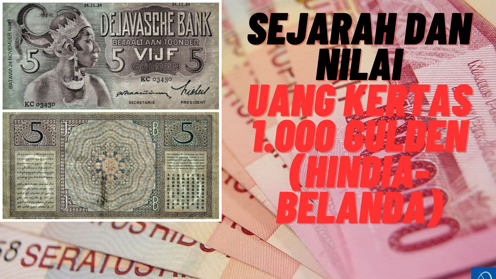 Mengenal Uang Kertas Gulden Hindia Belanda Sejarah Dan Nilai