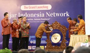 Wapres JK Launching Fajar Indonesia Network