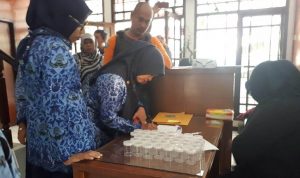 Puluhan Pegawai Disparpora Jalani Test Urine