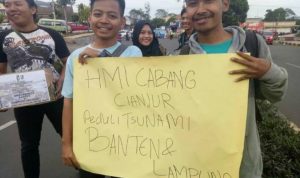 HMI Cianjur Galang Dana untuk Korban Tsunami