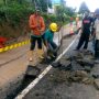 Ngeri! Jalan Cidaun-Naringgul Terbelah