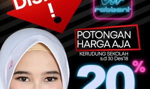 Terapkan Diskon Bagi Penyumbang Kerudung