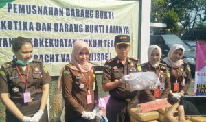 Kejaksaan Musnahkan Barang Bukti, Salah Satunya 117 Kilogram Ganja