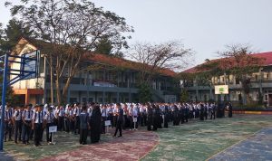 Siswa Baru SMAN 1 Sukaresmi Jalani Psikotes