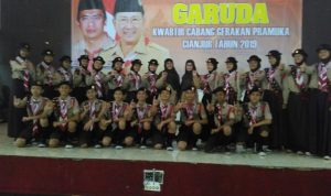 Pramuka Garuda SMPN 2 Cianjur Dikukuhkan