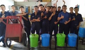 Berhasil Ciptakan Roda dan Tempat Sampah Berhasil Ciptakan Roda dan Tempat Sampah