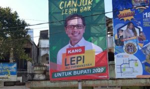 Baligho Kang Lepi untuk Bupati 2020 Menyebar di Cianjur