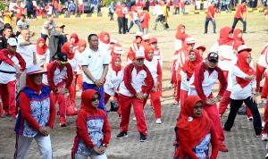 Herman Ajak Warga Cianjur Olahraga