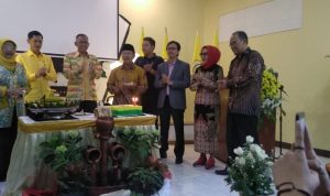 Hadiri HUT Golkar, Herman Suherman Masih Kader Pohon Beringin