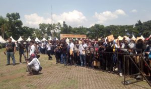 Ribuan Pencaker Serbu Pameran Kerja Cianjur