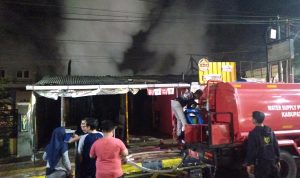 Malam Minggu, Kebakaran Hanguskan Rumah Makan dan Toko di Cianjur