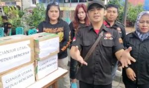 Peduli Korban Bencana Alam, Ormas dan OKP Cianjur Utara Galang Dana Bantuan