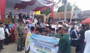 Ribuan Peserta Ramaikan Pawai MTQ ke-45 Cianjur