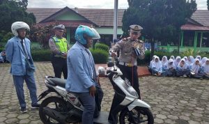 Polres Cianjur Ingatkan Siswa Untuk Safety Riding