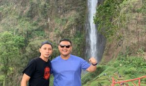 Bareng Ketua DPRD, Fauzi Baadila Diajak ke Curug Citambur Cianjur