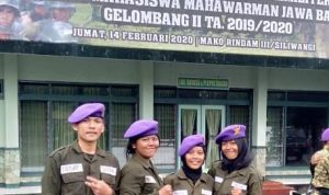 Mahasiswa PJKR Unsur Ikuti Diklatsar Menwa