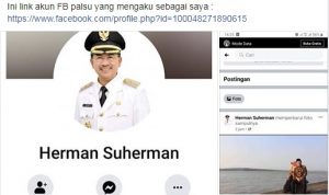 Hati-hati Akun Facebook Palsu Herman Suherman