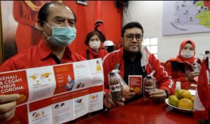 PDI Perjuangan Bagikan 1.000 Jamu Setiap Hari