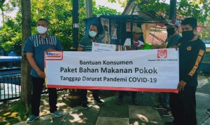 Cireks-BMCI Salurkan Bantuan Sembako Hasil Donasi Konsumen Alfamart