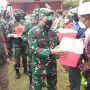 Baksos di Cipanas Cianjur, TNI Bagikan Sembako dan APD