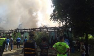 Mess Karyawan di Cianjur Hangus Terbakar