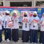 PMI Cianjur Bagikan Paket PHBS ke Siswa SMPN 1 Sukaluyu