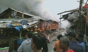 Kebakaran Hebat Landa Pasar Ciranjang Cianjur