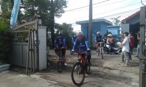 Sinergitas Perumdam Tirta Mukti, Pemkab dan Bank BJB Cianjur, Gowes Sepeda Santai, Santuni Anak Yatim