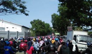 Ribuan Buruh di Cianjur Kembali Gelar Aksi Demo