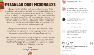 Burger King Ajak Beli Produk McDonald's hingga Warteg Burger King Ajak Beli Produk McDonald's hingga Warteg