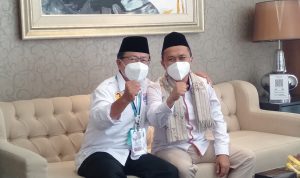 Tiba di Lokasi Debat, Begini Keakraban Paslon BHS-M dan HaDe