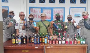 Satpol PP Cianjur Amankan Ribuan Butir Pil Obat Daftar G dan Puluhan Botol Miras