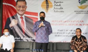 Gandeng YPJI, Kemensos Salurkan 10 Ribu Paket Bansos untuk Jurnalis