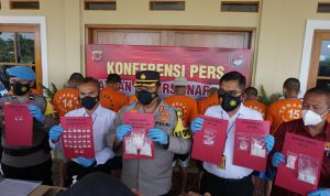 Polres Cianjur Amankan 8 Pengedar Narkoba