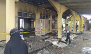 Sebuah Masjid di Cibeber Cianjur Hangus Terbakar, Diduga Korsleting Listrik