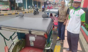 Harapan Tukang Becak untuk Bupati dan Wabup Cianjur yang Baru Dilantik