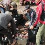 1,12 Ton Sampah Para Pendaki Diturunkan dari Gunung Gede Pangrango