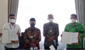 Permudah Pelanggan Bayar Rekening Air, Perumdam Tirta Mukti dan BRI Cianjur Teken MoU