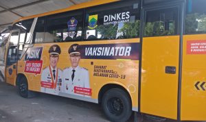 Pemkab Cianjur Sulap Bus Sekolah Jadi Mobil Vaksinasi Keliling