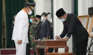 Gubernur Jabar Lantik Lima Pejabat Baru Pimpinan Tinggi di Lingkungan Pemerintahan Provinsi