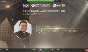 Lerri Gunawan Raih Penghargaan West Java Marketing Champion 2021