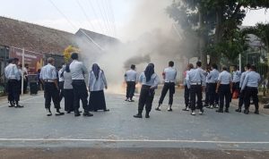 Lapas Cianjur Simulasikan Penanggulangan Kebakaran