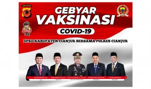 Besok, DPRD Bersama Polres Cianjur Gelar Gebyar Vaksinasi Covid-19