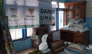 Baznas Cianjur Buka Dapur Umum di Lokasi Bencana Longsor Desa Campakawarna