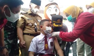 Dimulai Hari Ini, Pemkab Cianjur Targetkan Vaksinasi Covid-19 Anak 6-11 Tahun Selesai 20 Januari 2022