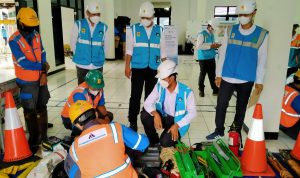 Peringati Bulan K3 2022, PLN UP3 Cianjur Gelar Pasukan dan Peralatan