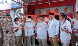 HUT ke-14, DPC Gerindra Cianjur Dapat Kado Mobil Ambulance