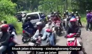 Wisata Cianjur Selatan Kian Diminati, Lalulintas Padat