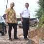 Bersama Wabup Cianjur, Budhy Setiawan Tinjau Lokasi Pembangunan Jalan di Desa Karyamukti Campaka