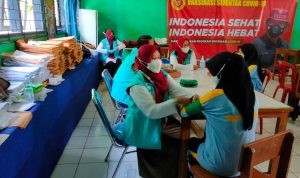 Antisipasi Lonjakan Covid-19, BIN Berikan Dua Ribu Dosis Vaksin Dosis 1, 2 dan Booster di Mande Cianjur